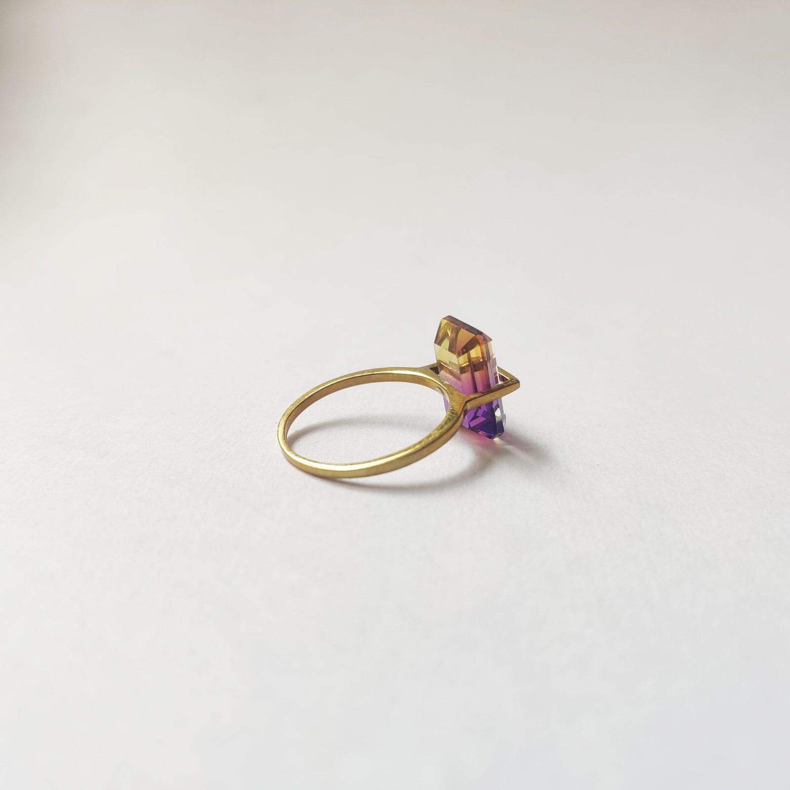 925 Starling Silver Created Amethyst Ring Size 7 Handmade Art And Deco Victorian