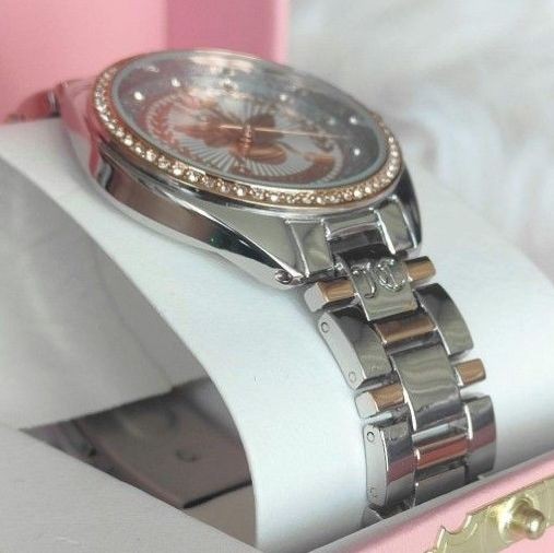 Juicy Couture Women’s Watch Pave Set Jubilee Bracelet Sparkling Quartz Watch Wor