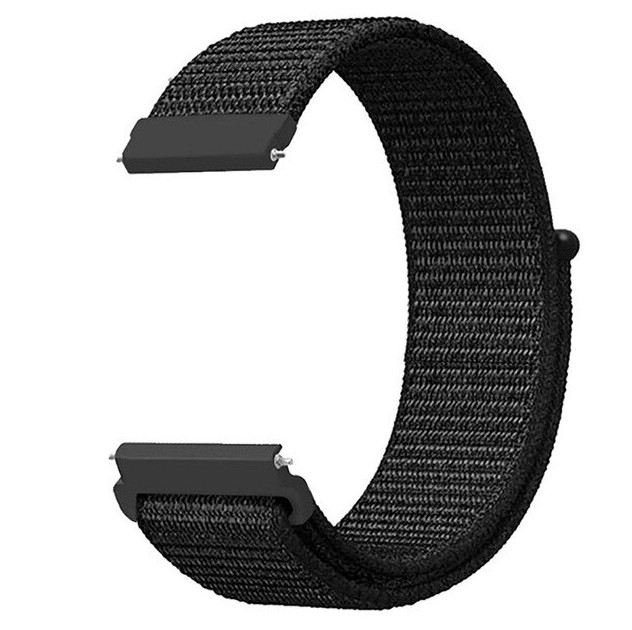 20mm Woven Nylon Sport Loop Watch Band Strap W/ Quick Release Spring Pins