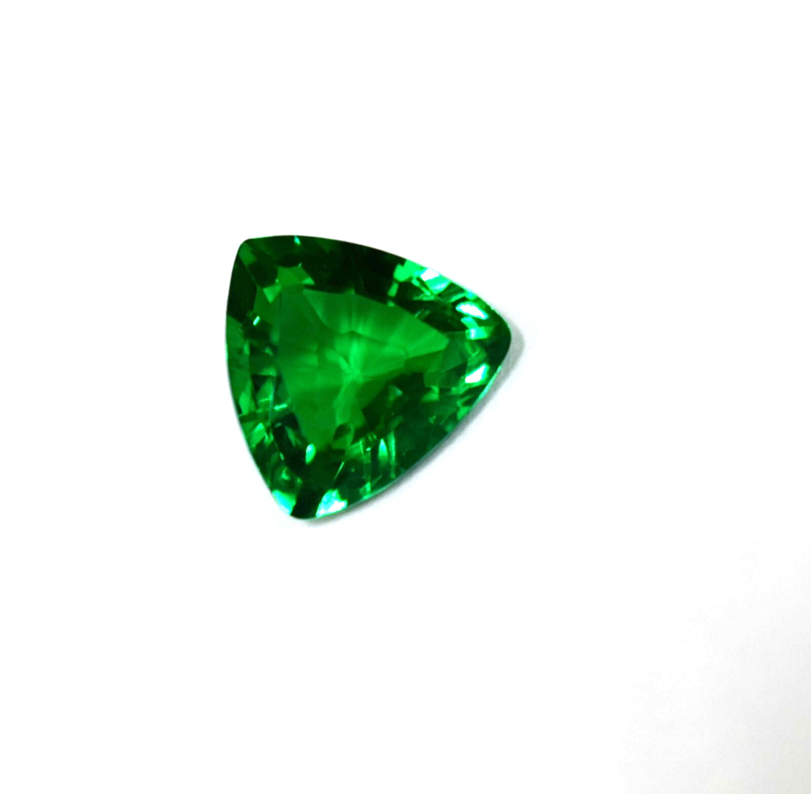 10-12 CT Trillion Cut Kenya’s Certified Natural Tsavorite Green Garnet Gemstone