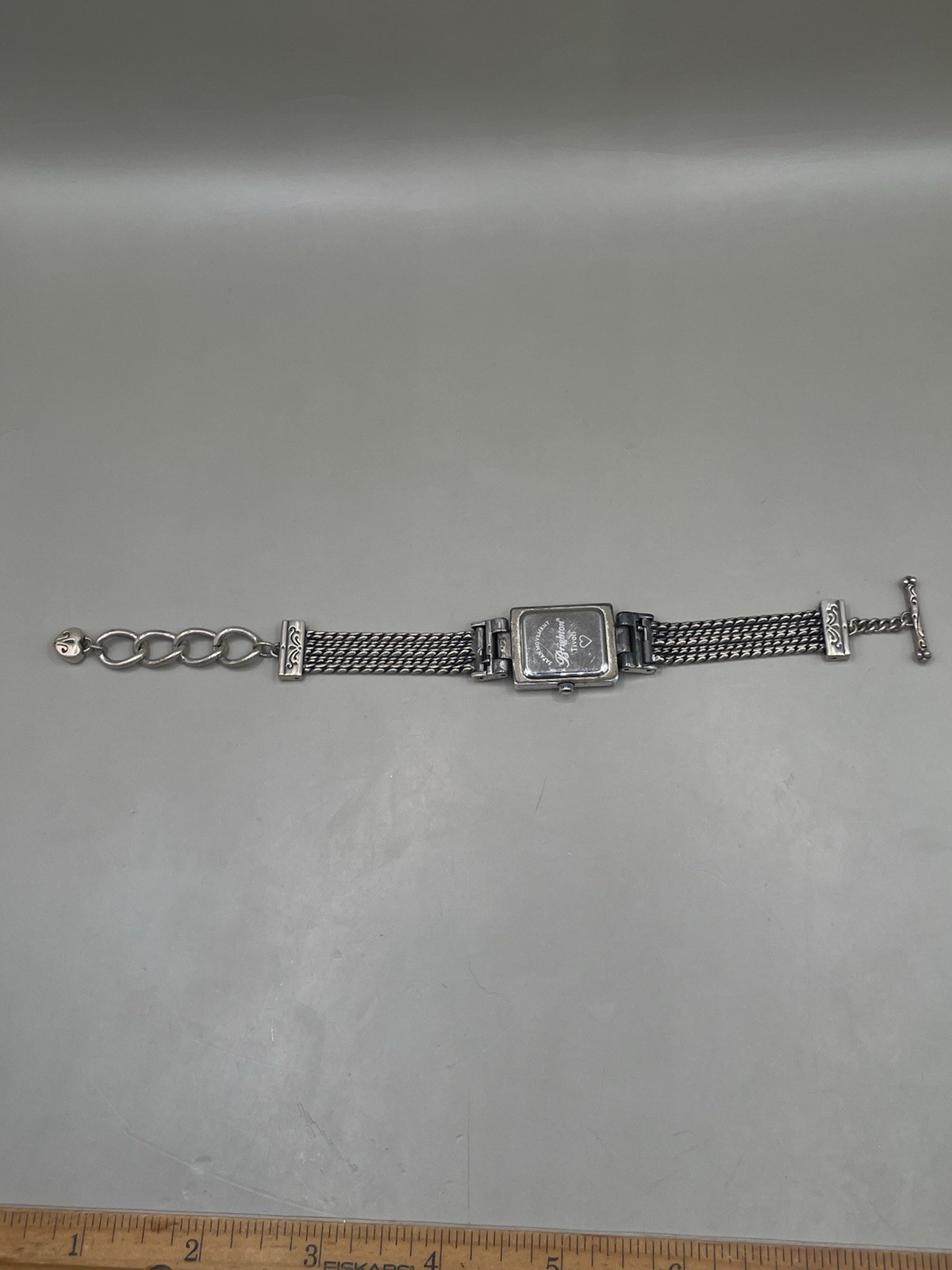 Brighton Tivoli Watch Bracelet Silver Plated NEEDS BATTERY