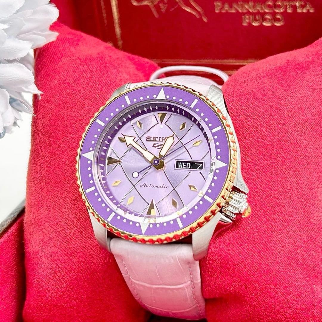 Seiko 5 Sports JoJo’s Bizarre Adventure Pannacotta Fugo SBSA030 Watch Limited