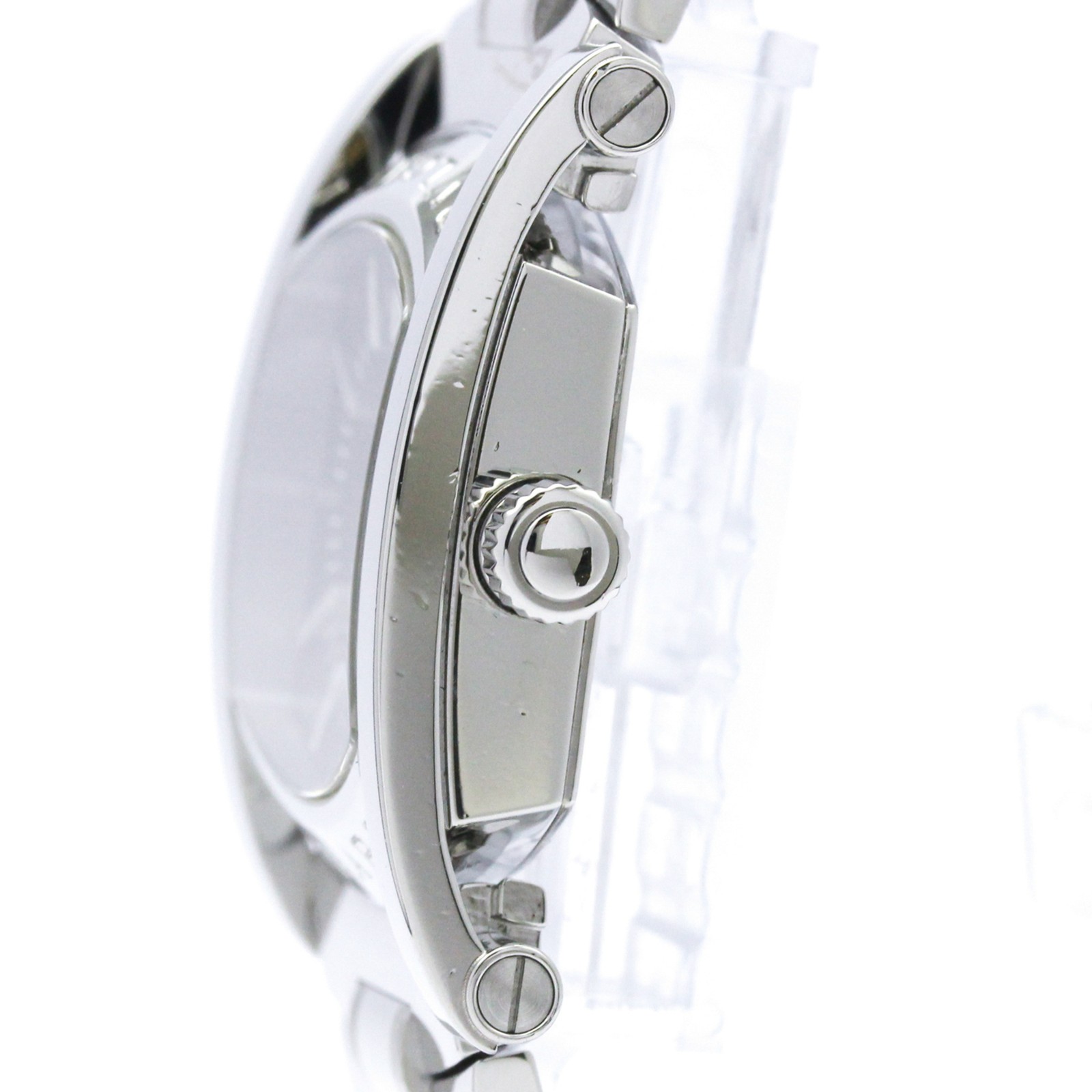 BVLGARI Assioma Stainless Steel Quartz Unisex Watch AA39S Polished BF592880