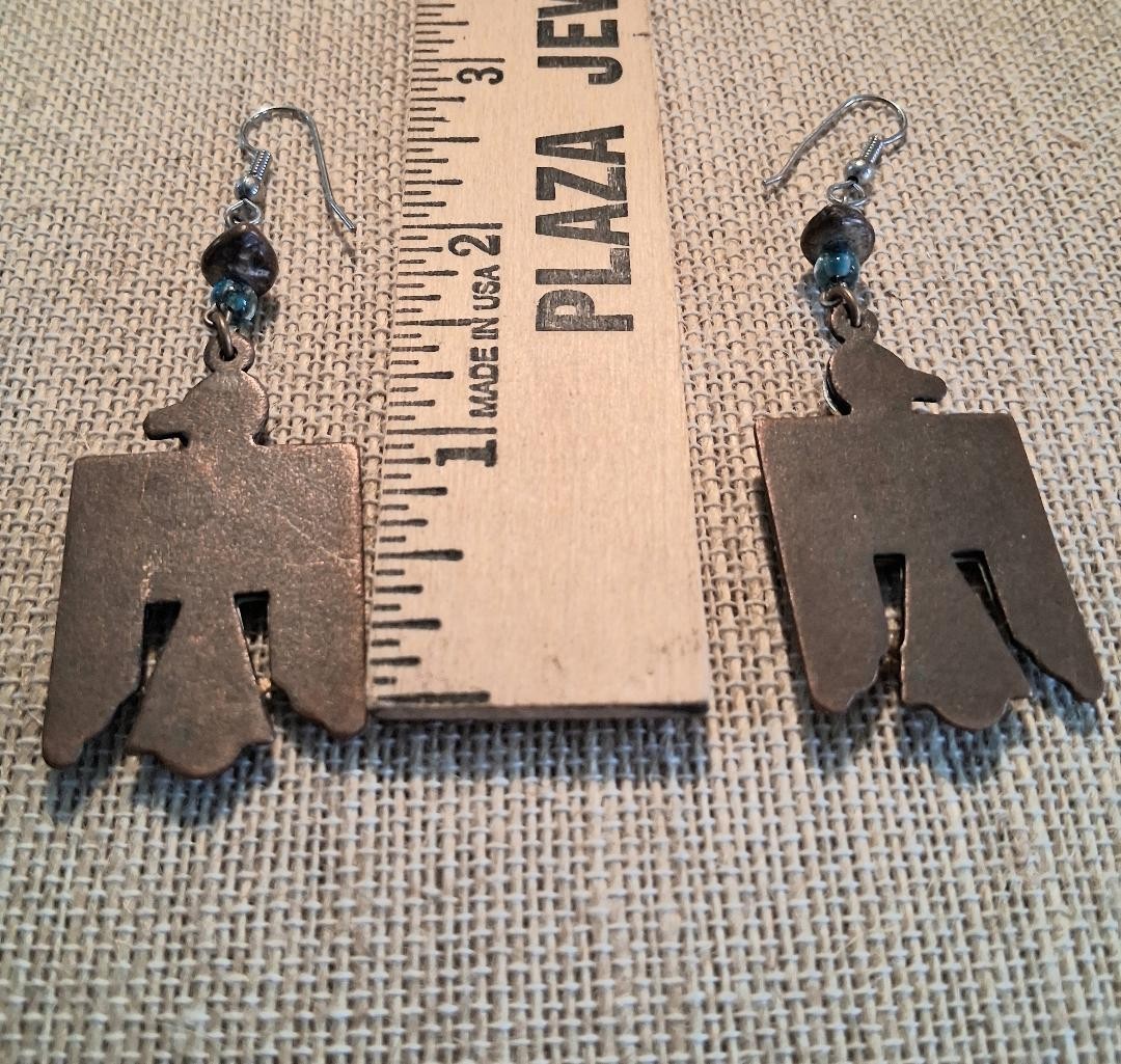 Designs From The Deep Wild West Eagle Stars Repurposed Earrings!