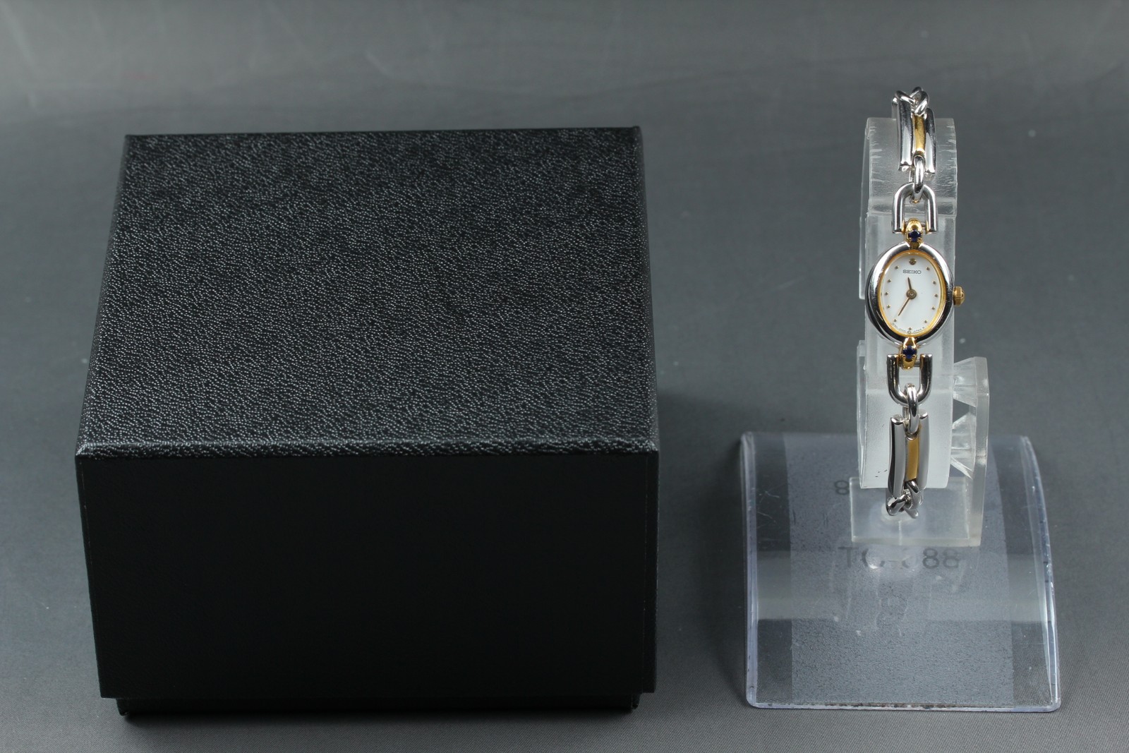 Vintage 1989 Exc+5 Seiko Tisse 1E20-6160 Two-Tone Quartz Womens Watch JAPAN