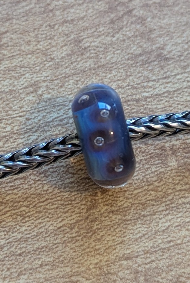 Authentic Retired TrollBeads Purple Bubbles