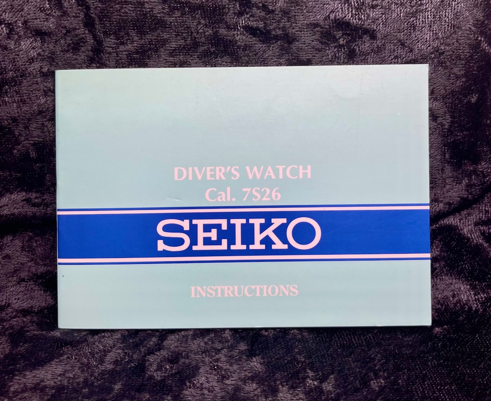 Seiko Divers Instruction book Cal.7S26