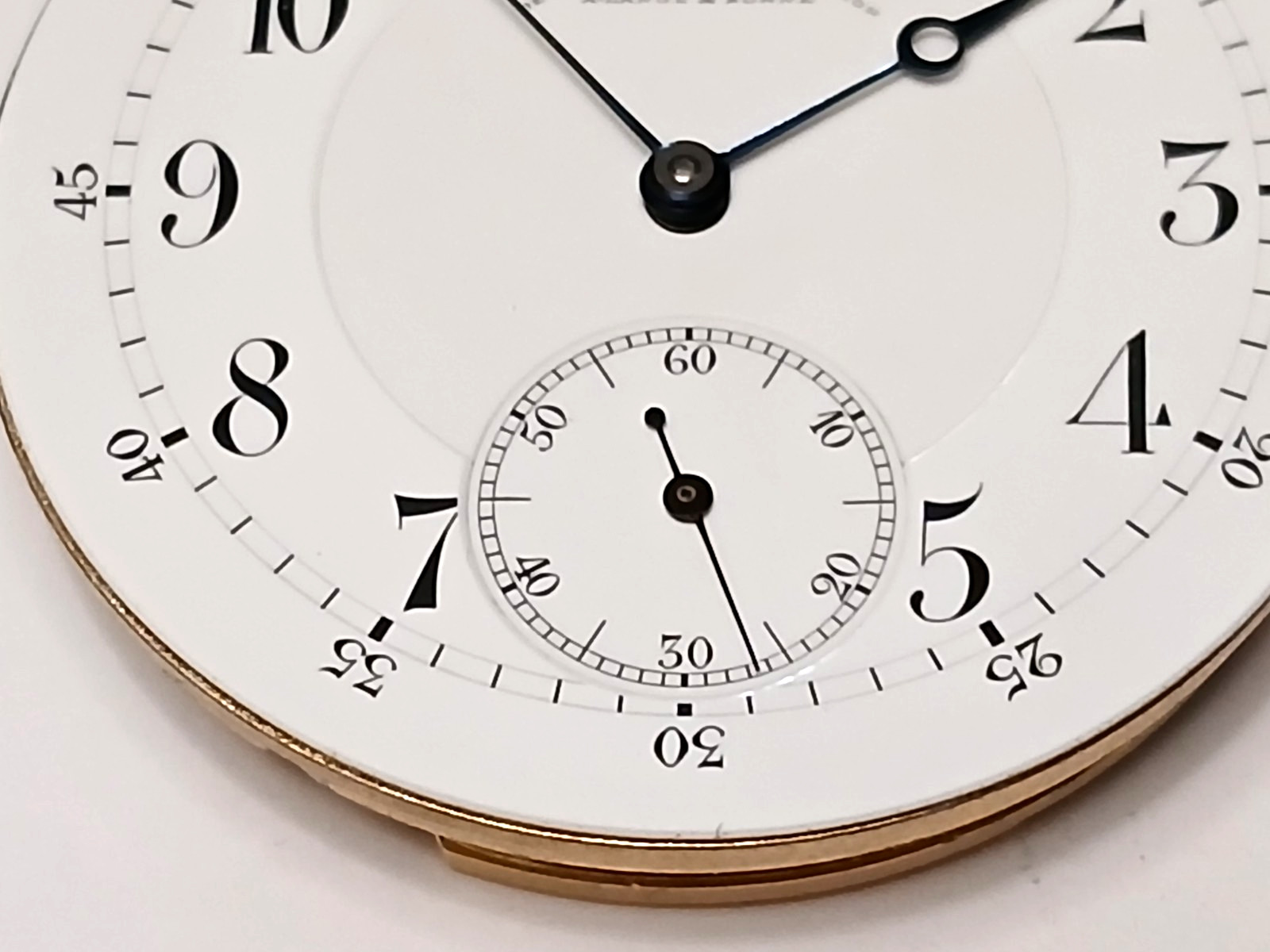 Stunning! “Rare” A Lange & Sohne 44mm DS Dial pocket watch movement. Runs!