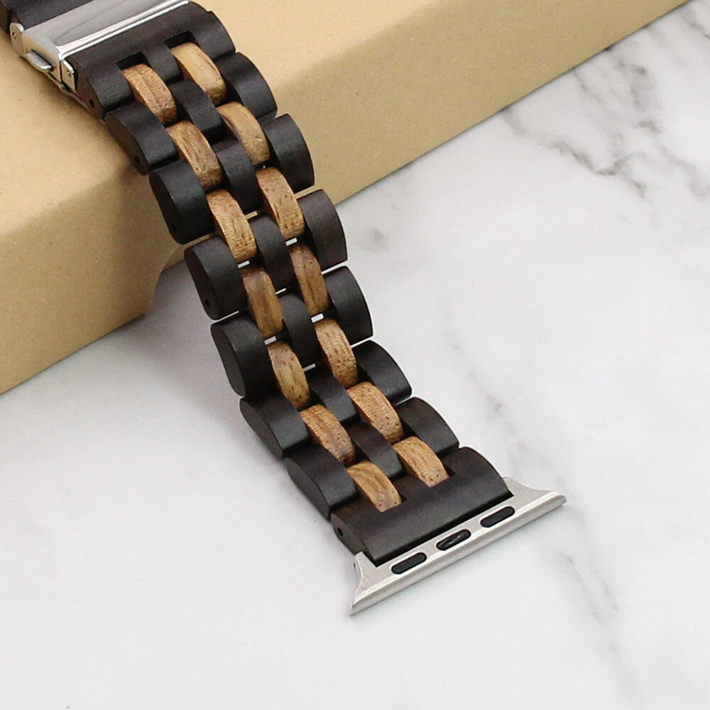 Wood Band Strap for Apple Watch Series 1-10 Ultra 38/40/41/42/44/45/46/49mm