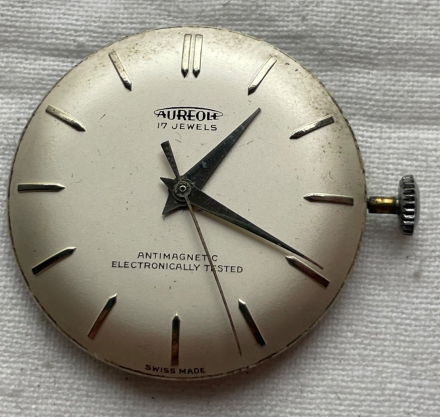 Aureole 17 jewels – movement for mens watch AS IS – lot 0604