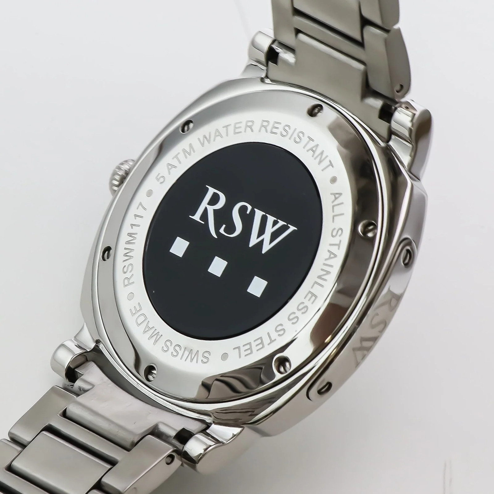 RSW – Swiss Watch – RSWM117-SS-1 Swiss Quartz 44 mm RSWM117 50 m (5 ATM/169