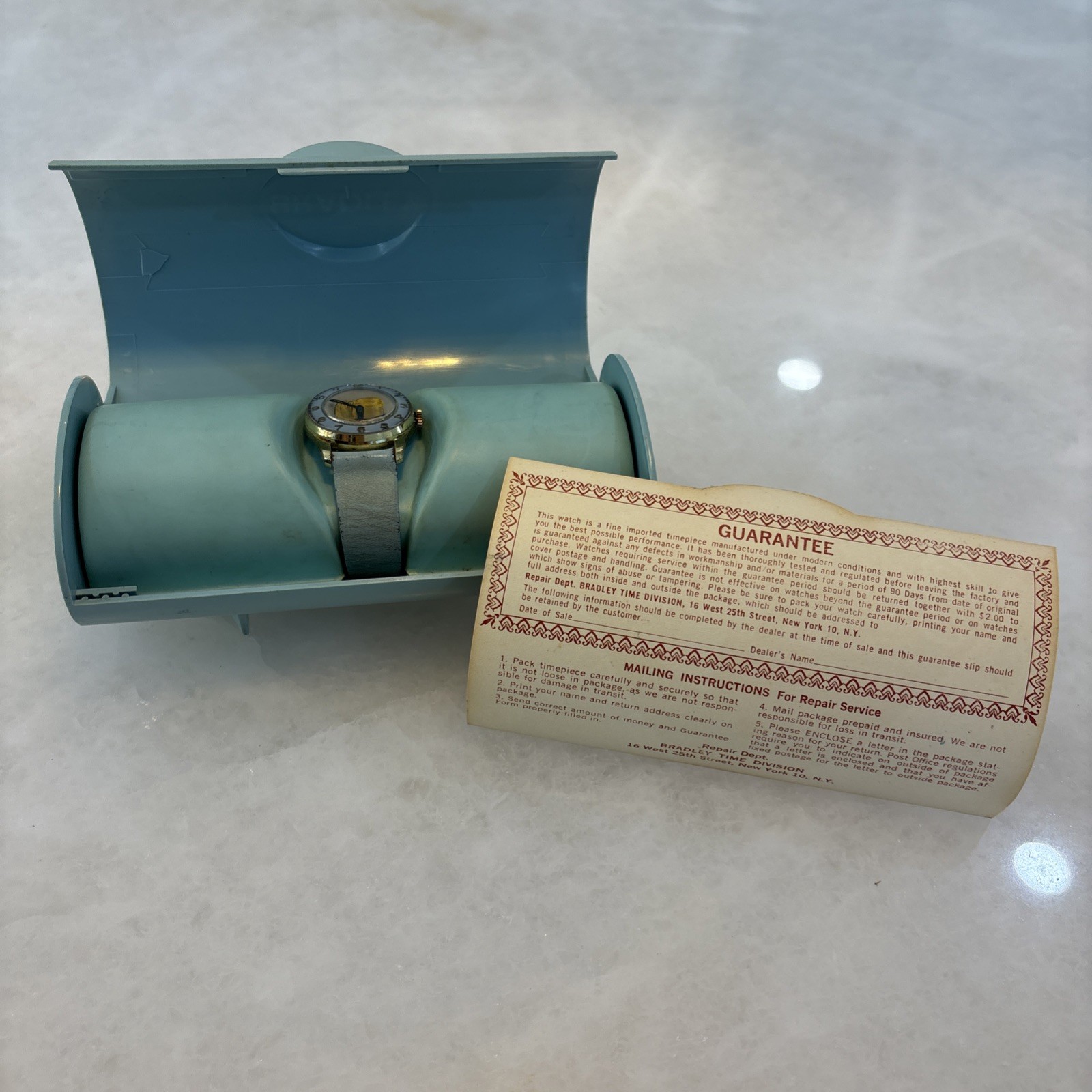 Vintage 1964 Barbie Watch – Bradley No. 191 Ponytail – Original Box