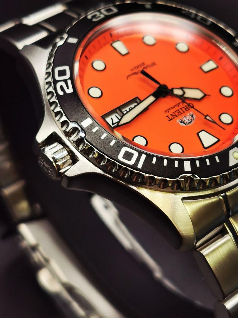 Orient Ray Raven II 2 Orange Automatic FAA02006M9 200M Men’s Watch