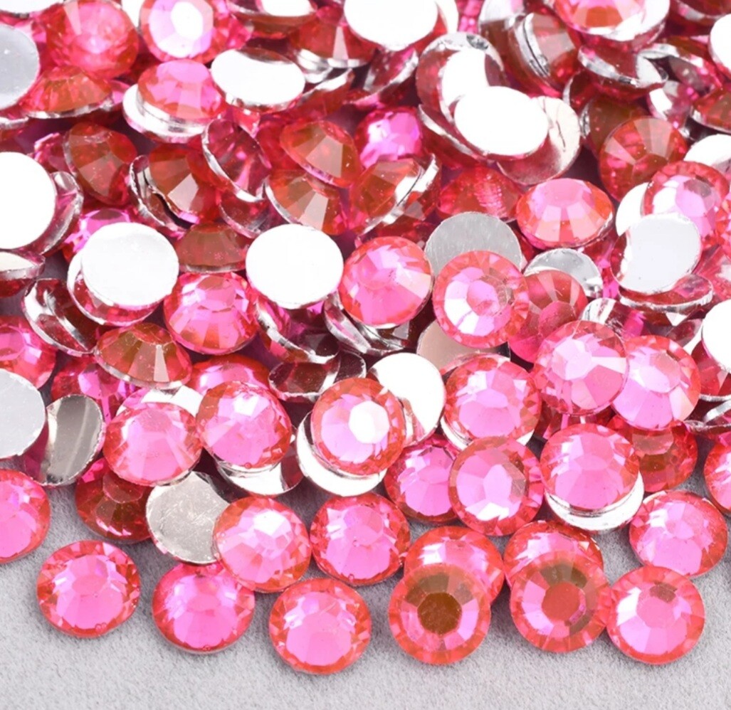 RESIN Rhinestones 3MM/SS12 QTY 1000-5000 Flatback Round Crystals Bling NON HOTFX
