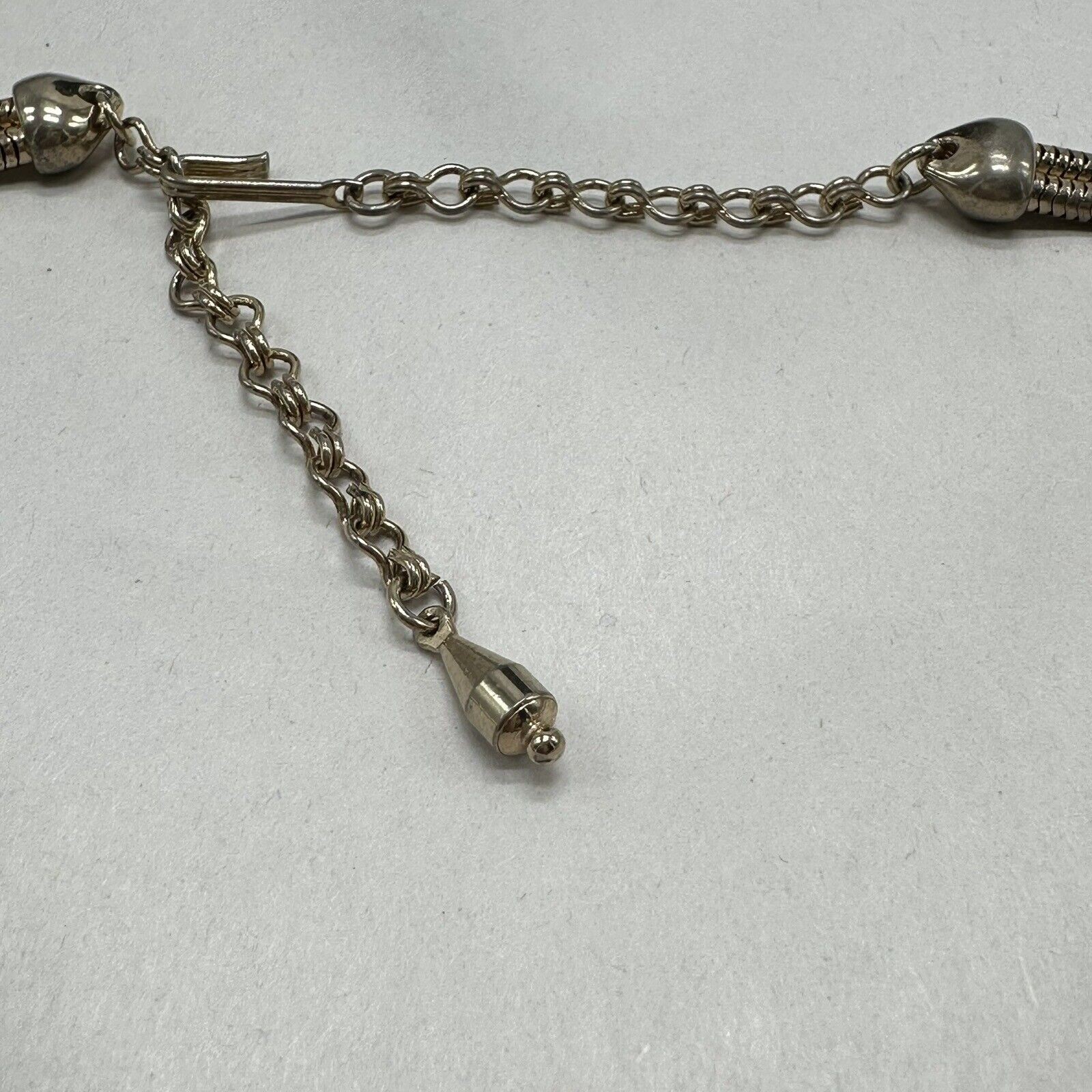 Vintage Boucher Choker Style Necklace Brutalist White Enamel Gold Tone FLAWED