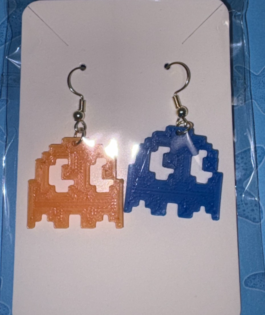 Video Game earrings assorted PAC-MAN ACNH ZELDA MARIO BROS POKEMON MINECRAFT