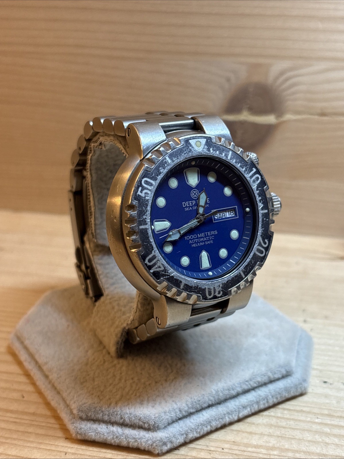 Deep Blue PRO SEA DIVER 1000M AUTO DIVE WATCH-BLUE 0168/1000
