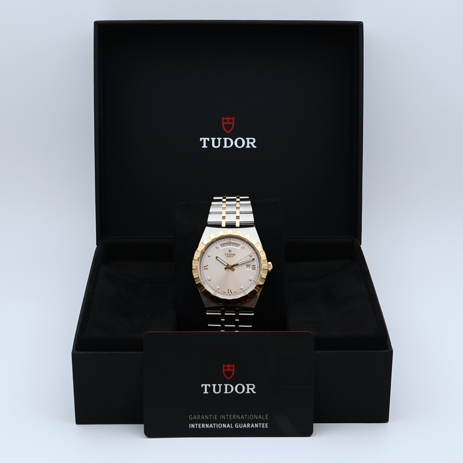 TUDOR Royal Automatic Watch 28603 Stainless Steel/18K Yellow Gold Silver