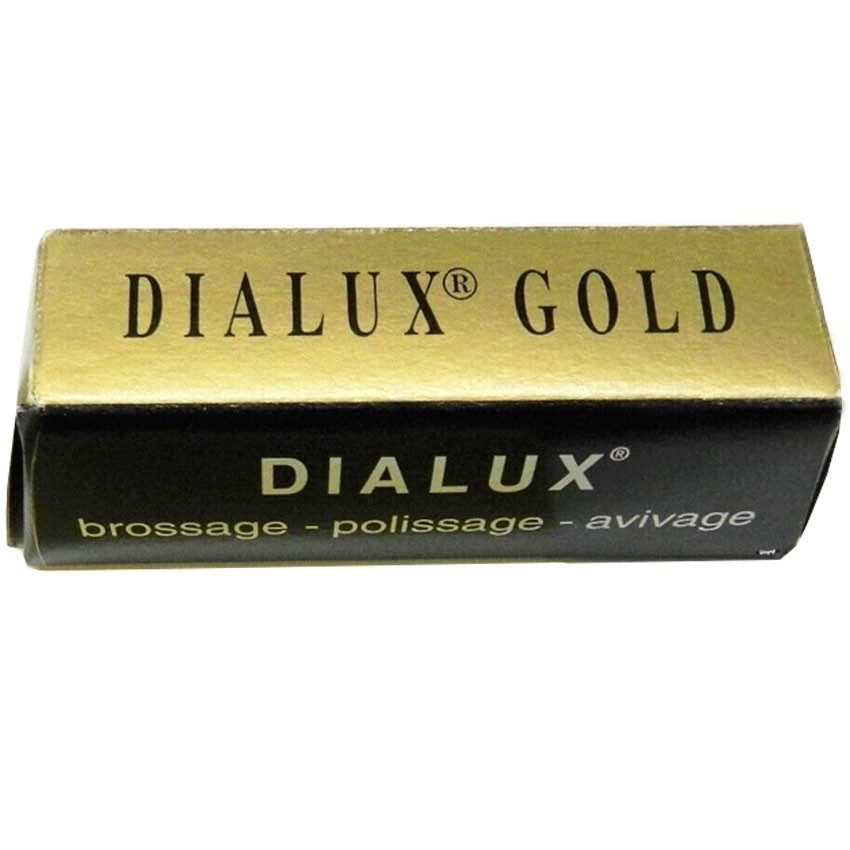 Dialux GOLD Polishing Compound Jewelers Rouge Super-Finish Highest Gloss 1 Bar