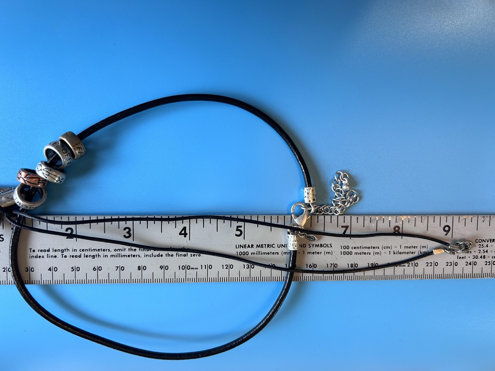 Premier Designs Necklace Black Cord Layered Shark Tooth Pendant Choker 18 In