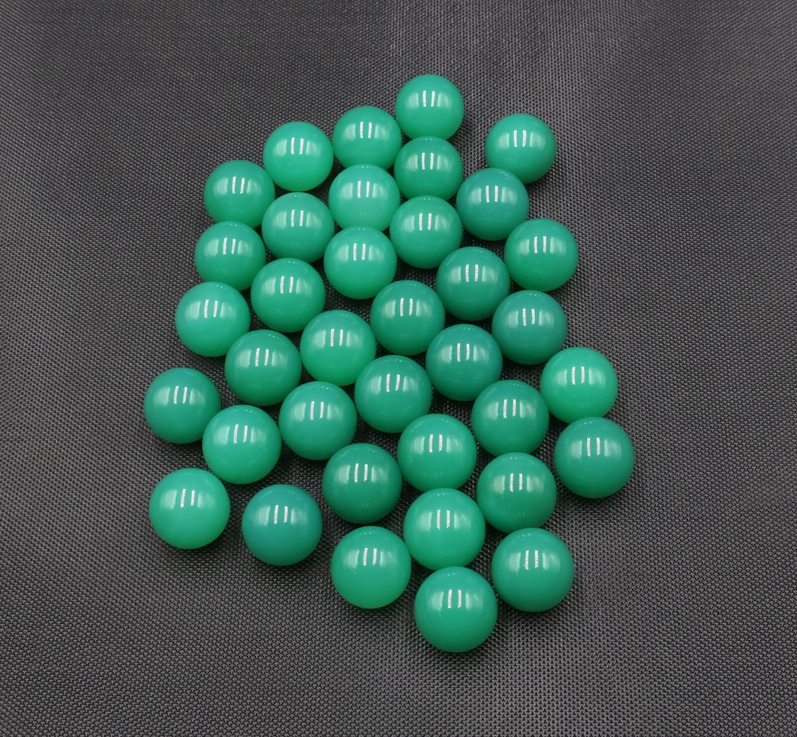 Green Onyx Round Smooth Plain Ball 11mm to 12mm Loose Cabochon Ball Stone