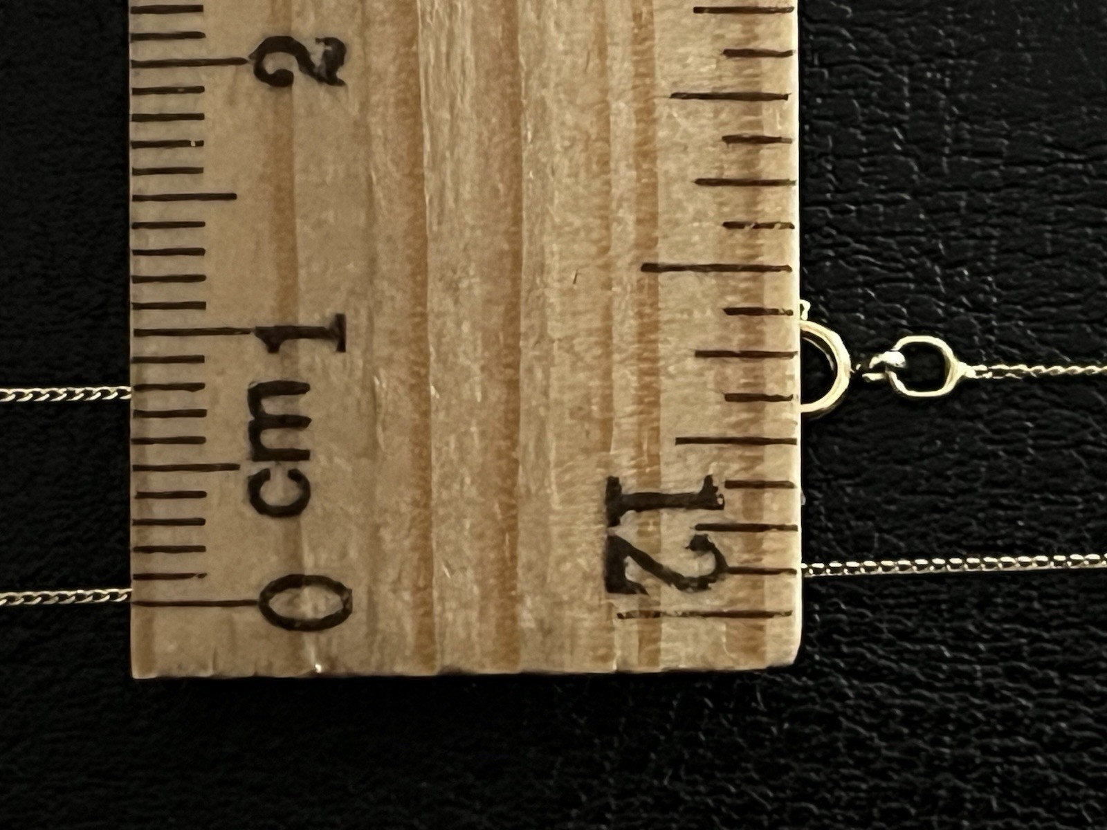9 k YELLOW GOLD Curb Chain 45.5 cm
