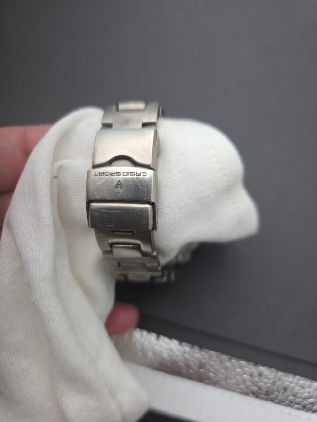 Casio Pathfinder PAW-1500T Titanium Triple Sensor Solar Atomic Watch 3134 Works
