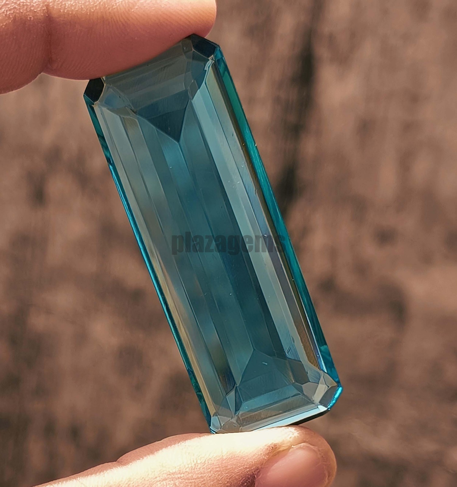 98Ct Natural Greenish Neon Blue Paraiba Tourmaline Certified Rare Gemstone
