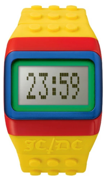 O.D.M JCDC POP HOURS Digital Watch Jean Charles de Castelbajac silicon band