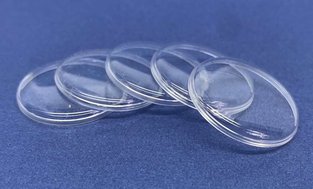 🕒5x Acrylic Watch Crystal | 31.8 mm x 1.0mm Flat Top | USSR Vintage Plexiglass