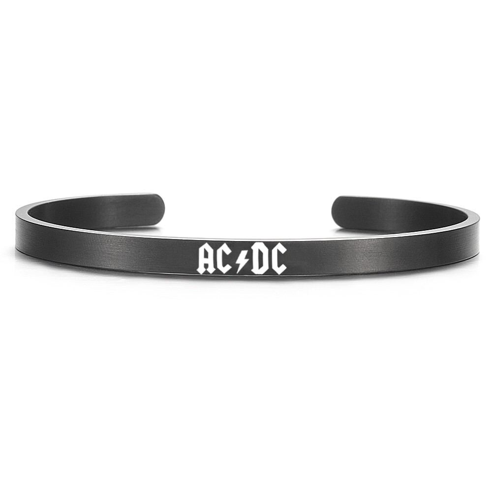 AC/DC Band Rock Bracelet Jewelry Steel Bracelet Men’s Choice