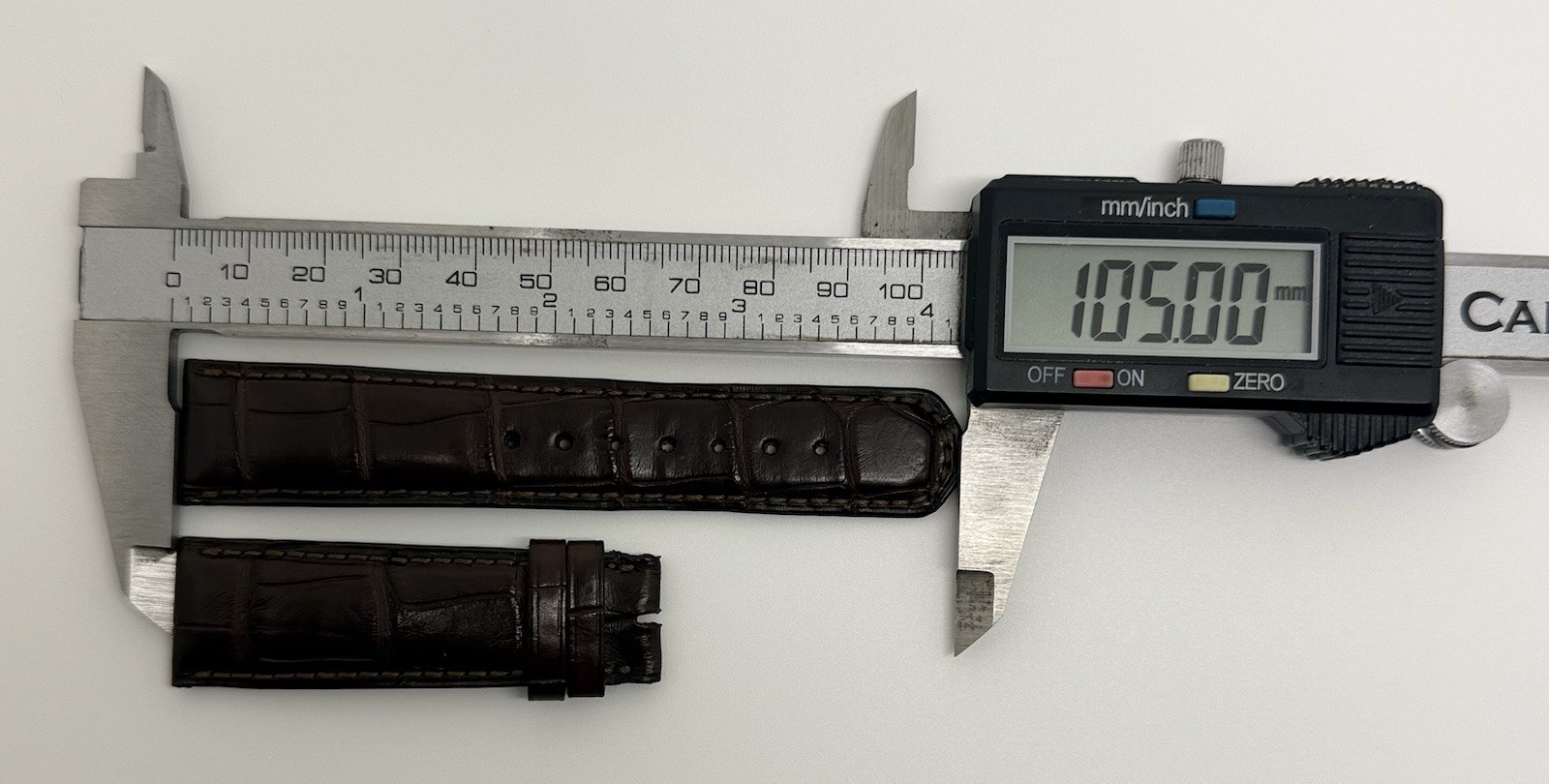 A. Lange & Sohne 20mm x 18mm Brown Alligator Watch Strap Band Authentic OEM
