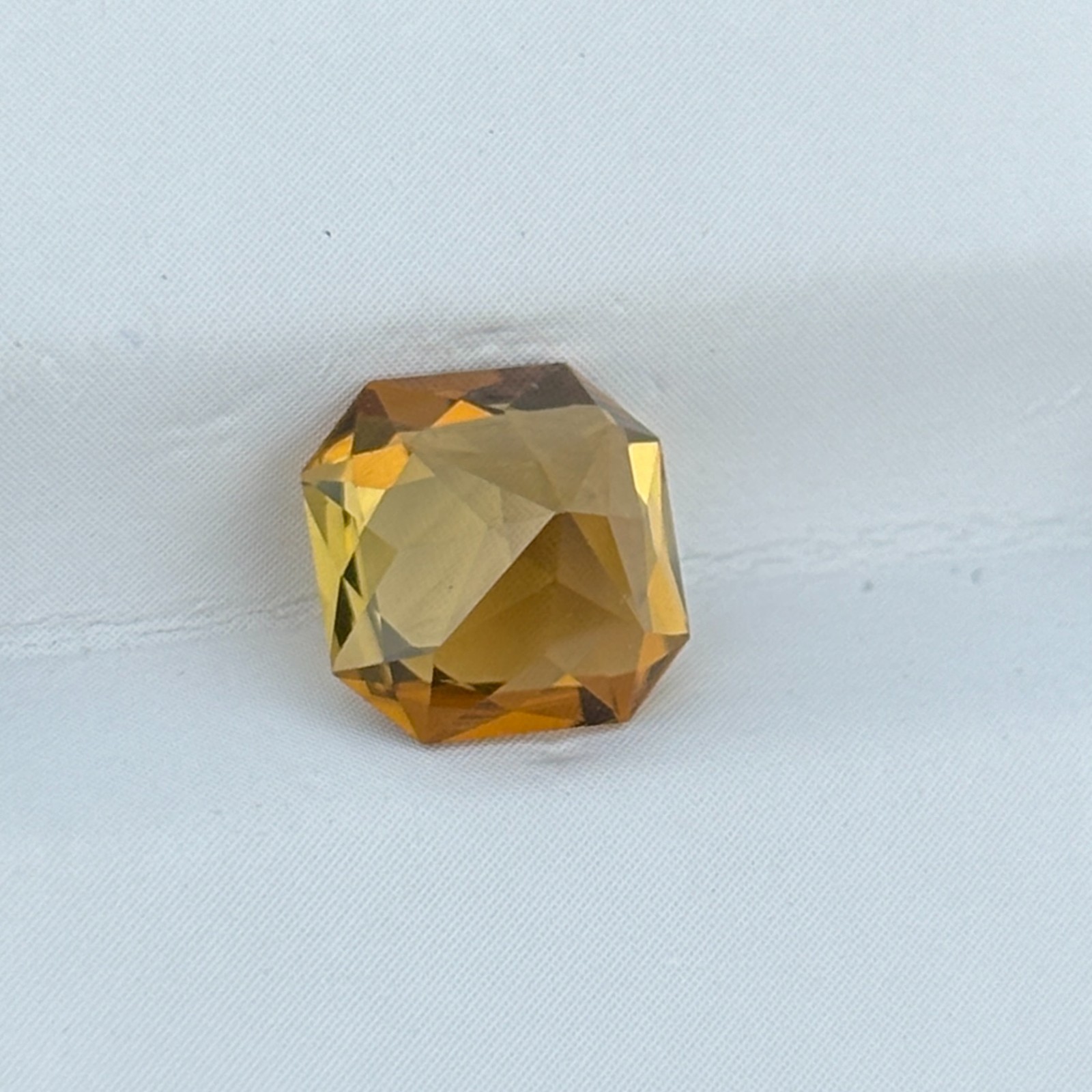 Natural Mustard Yellow Tourmaline 2.05ct Square Radiant | Congo | Gemstone