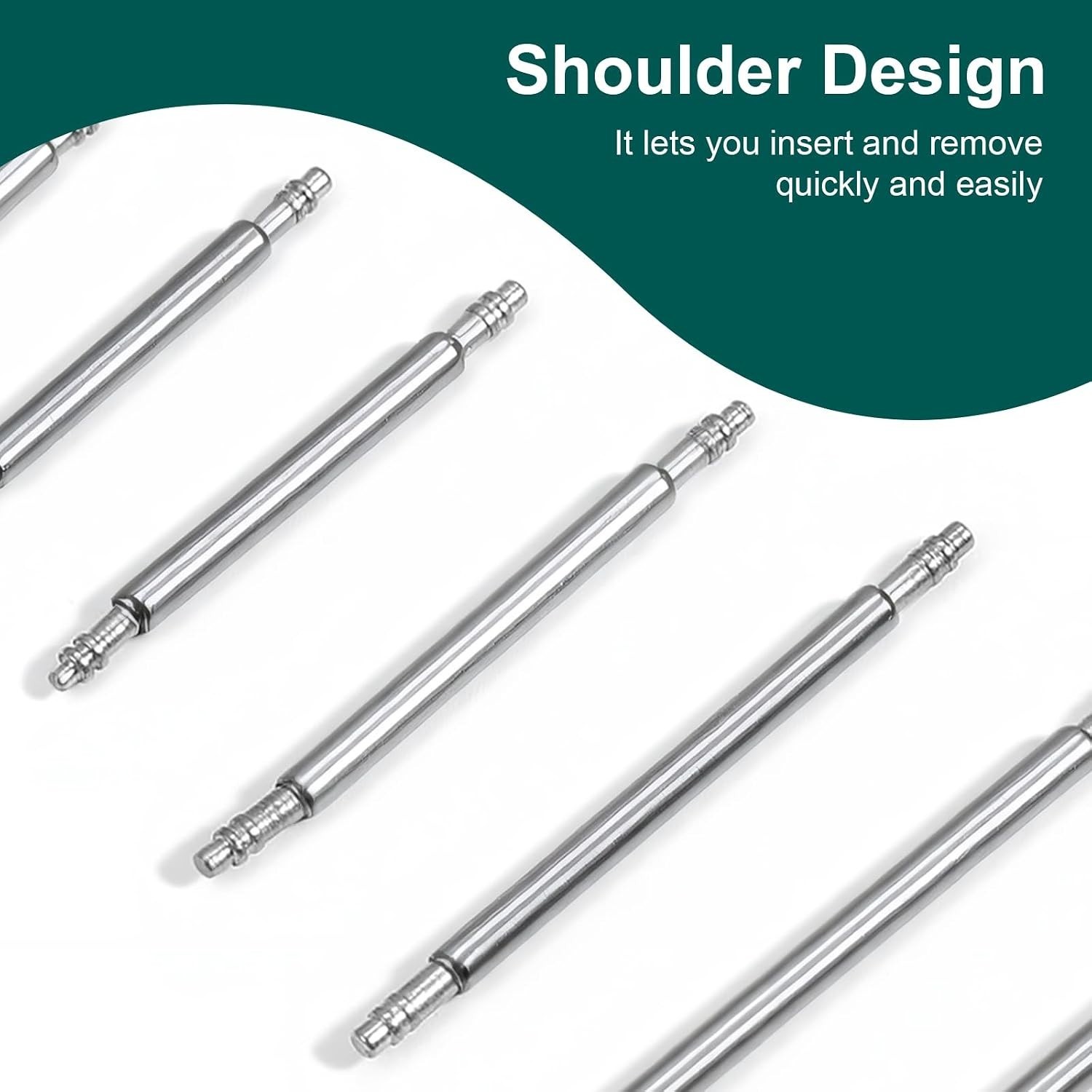 Versatile 40pcs Watch Band Pin Replacement Kit – 8 Sizes & Stainless Steel Tool