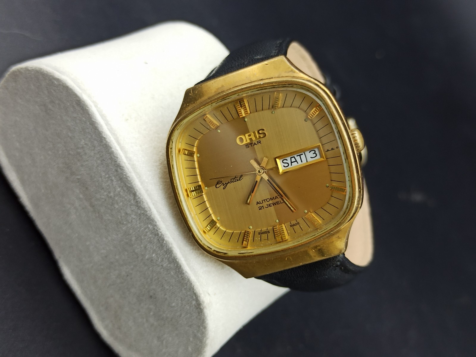 Iconic ORIS STAR Crystal 21 Jewels Automatic ETA-2879 Swiss High GP Men Watch