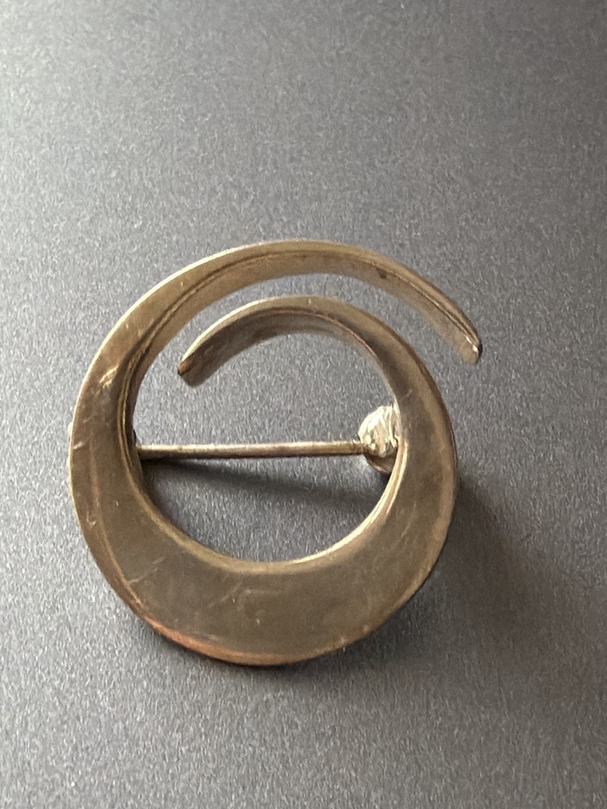 David Andersen Sterling Silver Norway Liv Solnør Rognan Brooch vtg uni 3101