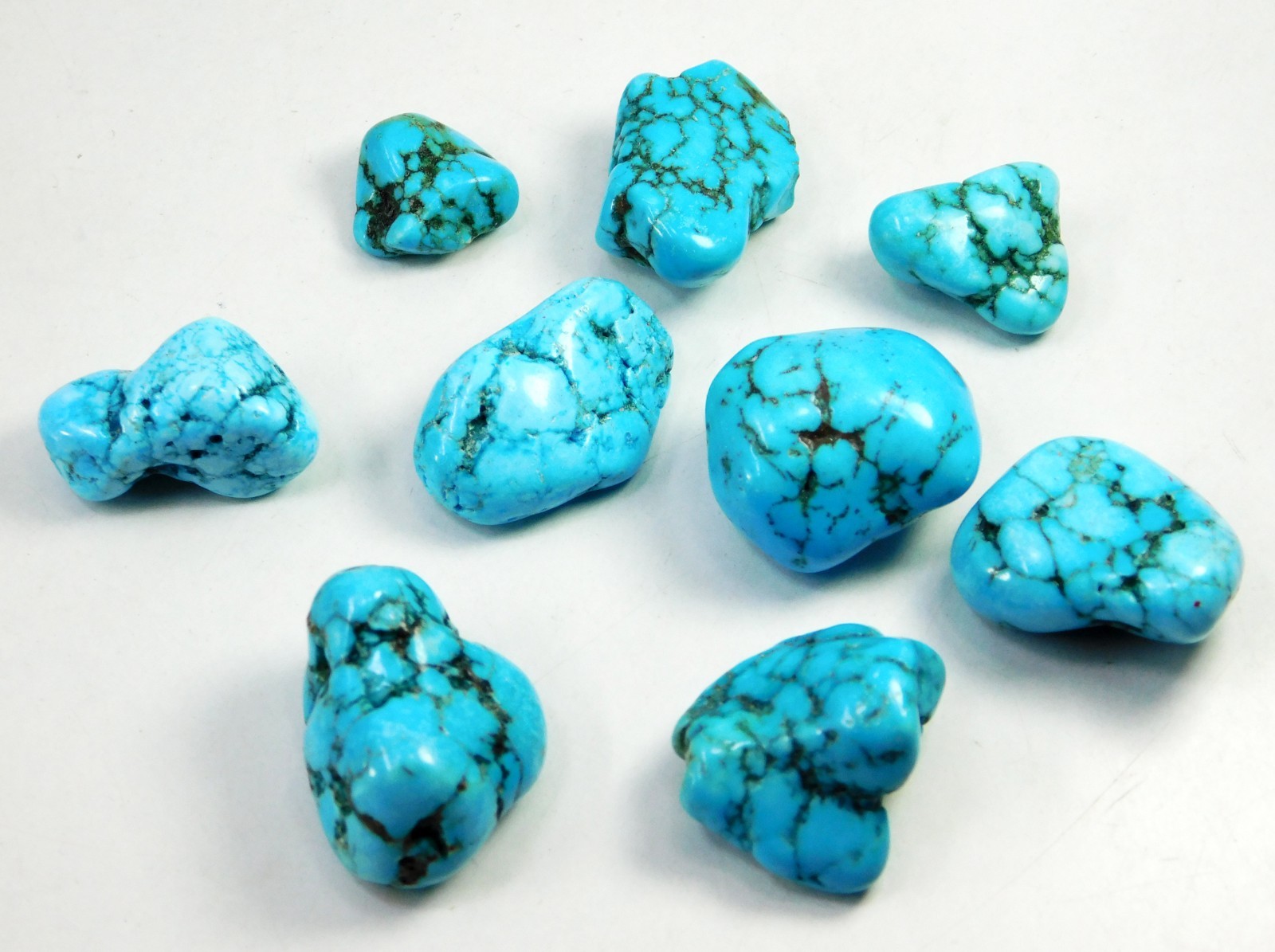 Natural 249 Ct Certified Blue Turquoise Tumble Rough Loose Gemstone Pair