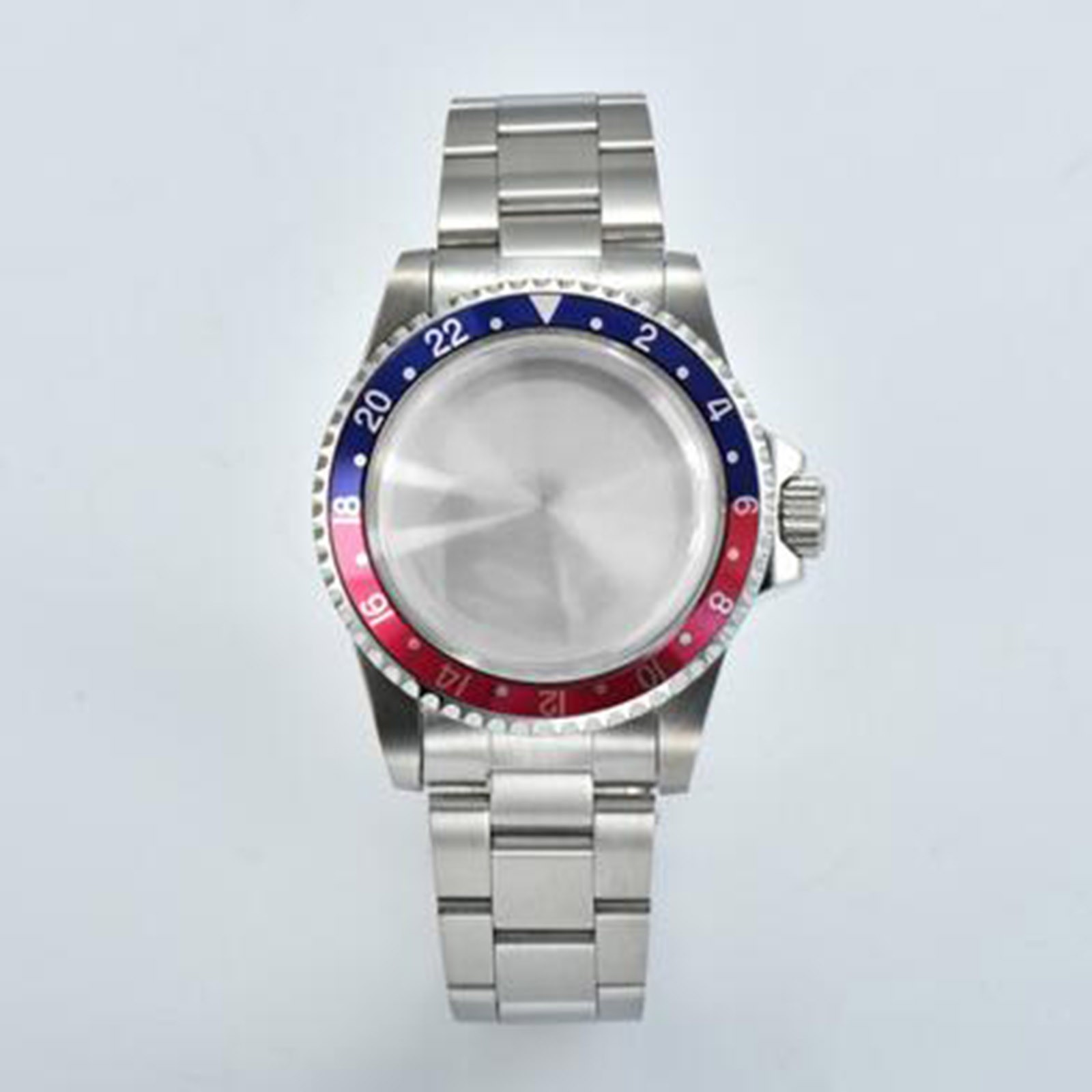 39.5mm Retro Stainless Steel Case + Acrylic Lens + Strap For NH35 NH36 Movements