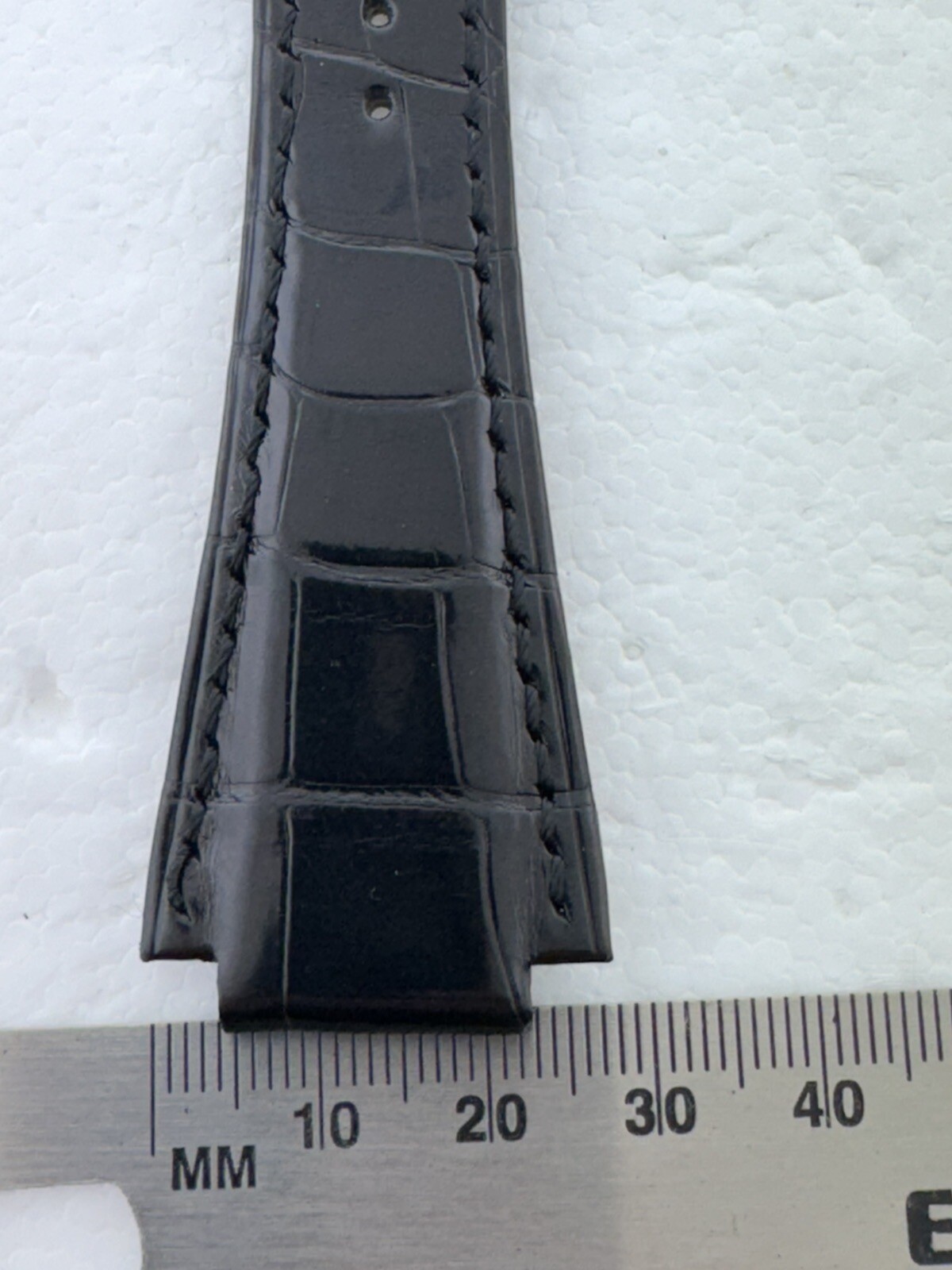 Audemars Piguet Royal Oak Black Leather 28mm X 17mm Watch Strap Band