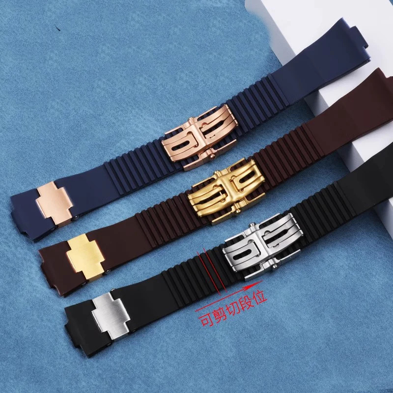 Waterproof Silicone Strap for Ulysse Nardin Marine 1183 Men Women