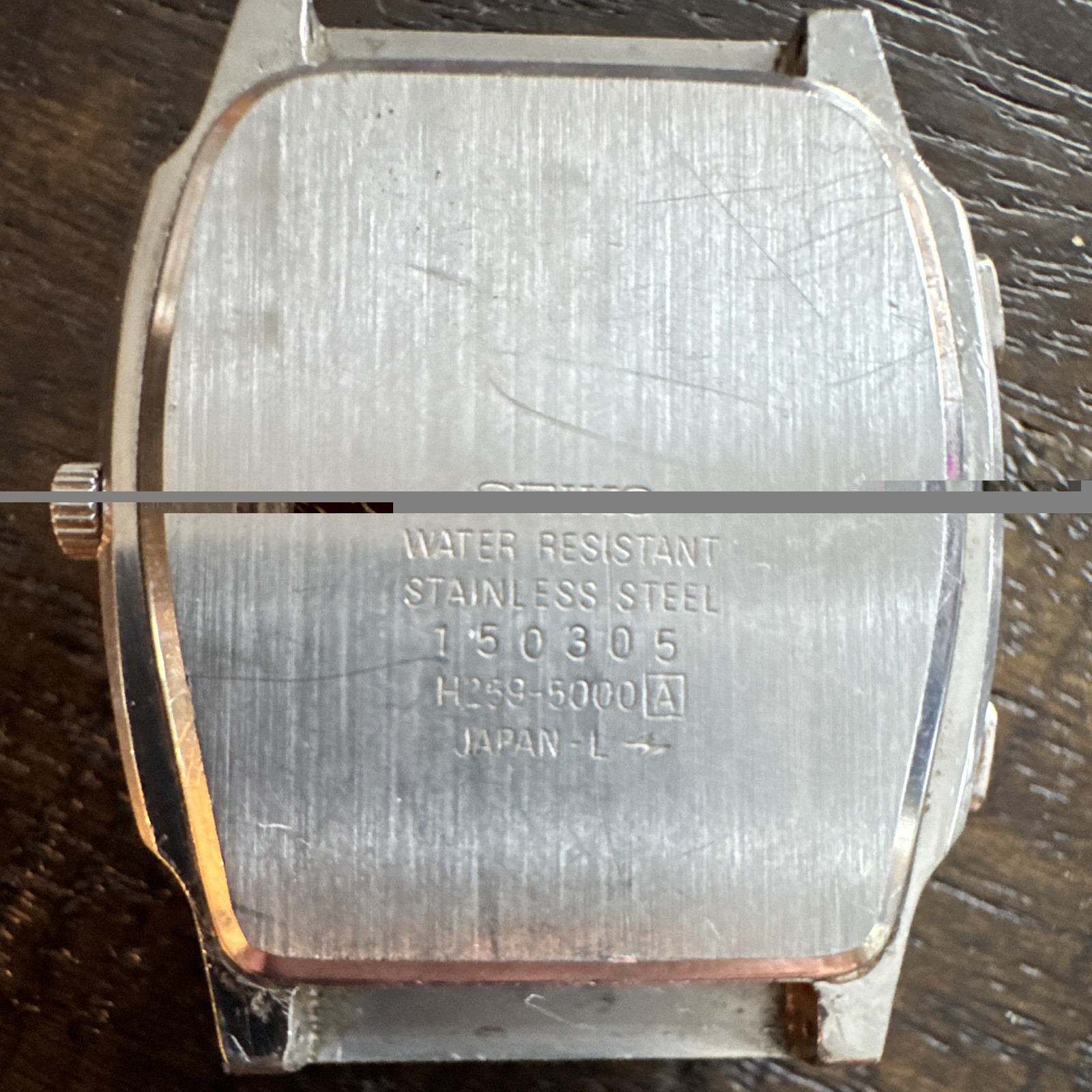Seiko H359-5000 Vintage Quartz Analog/Digital Stainless Steel – Parts Only