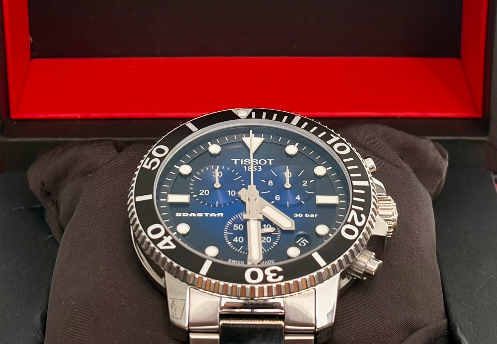 Tissot Seastar 1000 Blue Gradient Chronograph Men’s Watch – T120.417.11.041.01