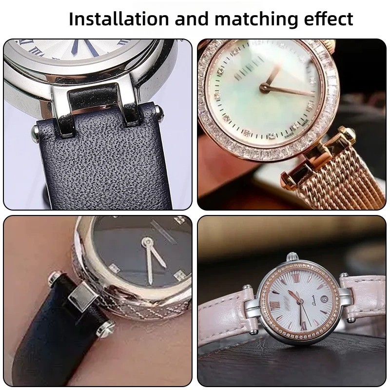 Strap Screw Rod Notch Strap Connection Rod Stainless Steel Watch Strap Rod