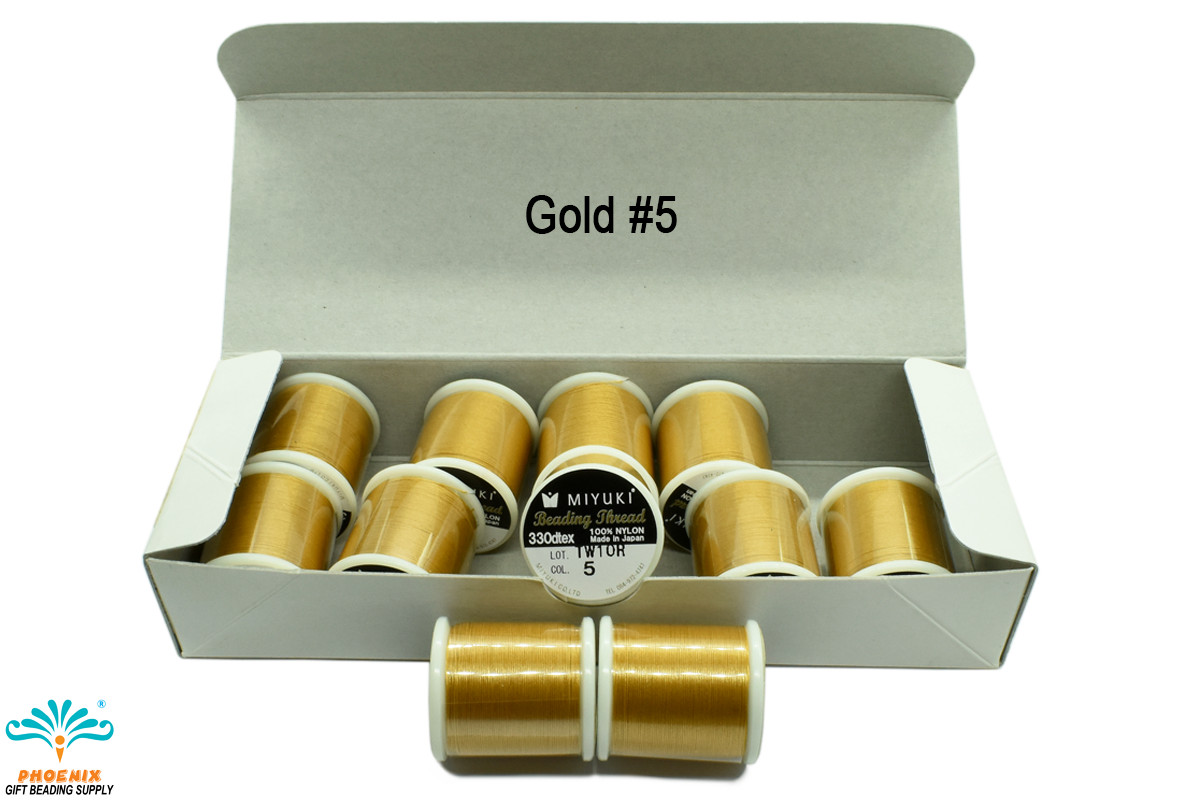 Miyuki Beading Threads 50M&Extra Fine Beading Needles – Sold per spool&per Pack