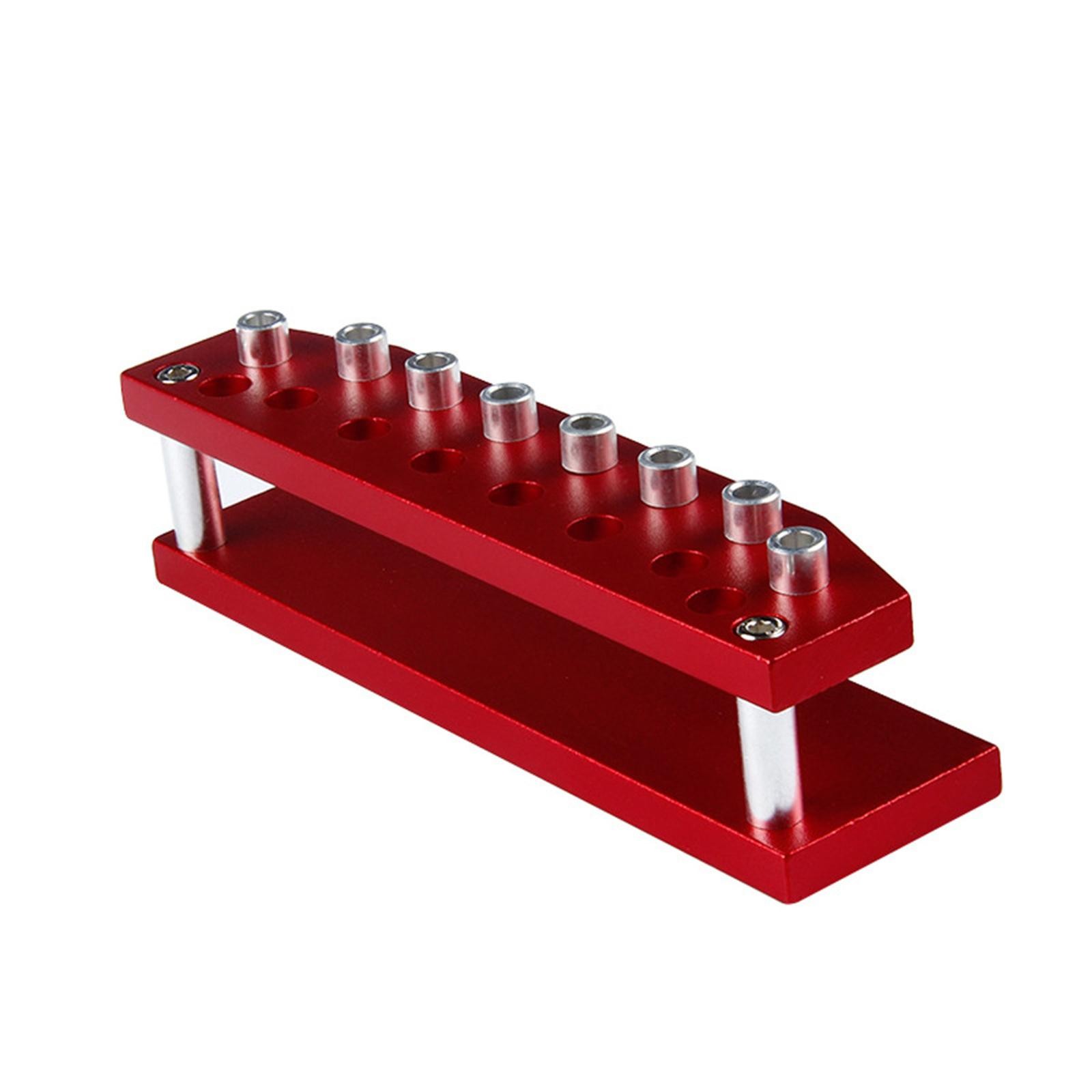 Durable 8 Pack Screwdriver Holder Stand Watch Repairing Tool Aluminum Base