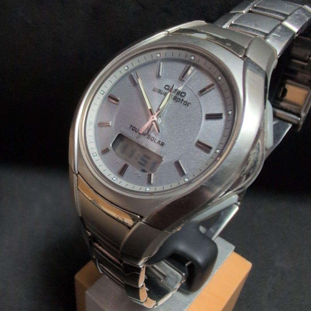 CASIO WaveCeptor WVA-420J Radio-Controlled Solar Watch