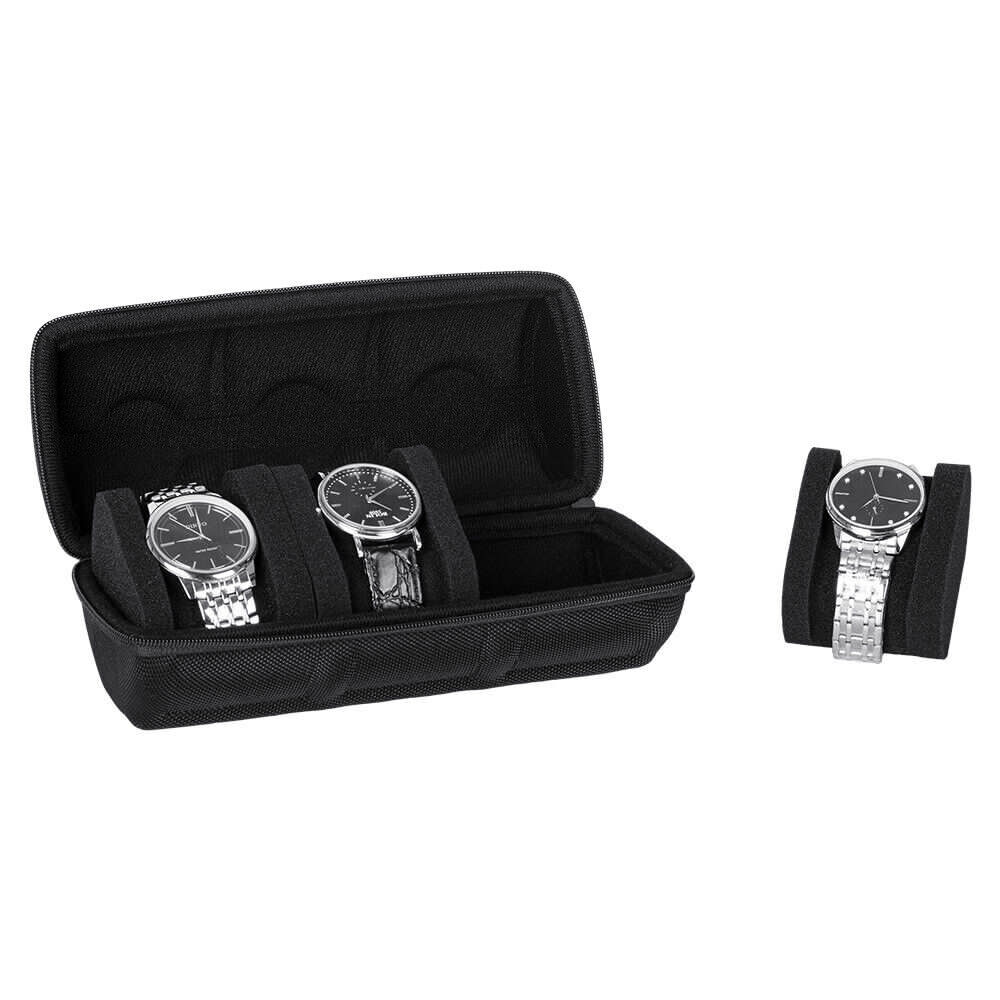 Portable Watch Storage Box Collector Travel Wrist Watch Organizer Case Holder**