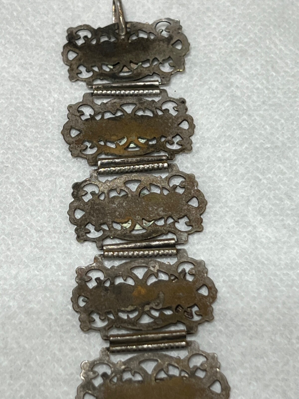 France Travel Filigrane Depose Early 1900 Sounenir Bracelet (B2001)