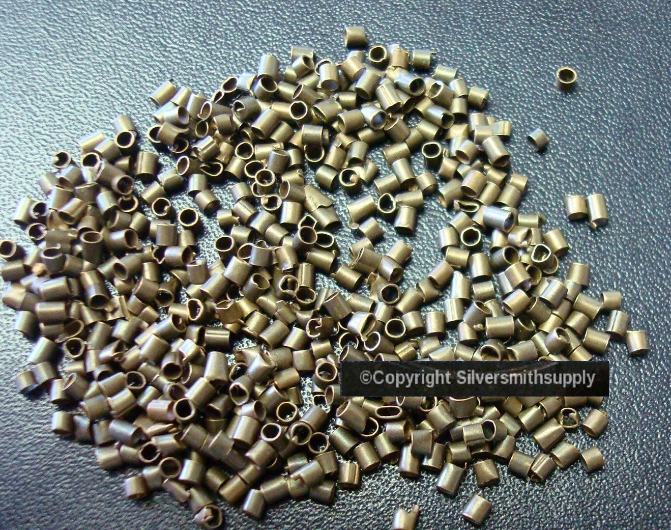 Antique bronze plated 1.5x1mm tube crimp beads 500pcs crimping findings fps126a