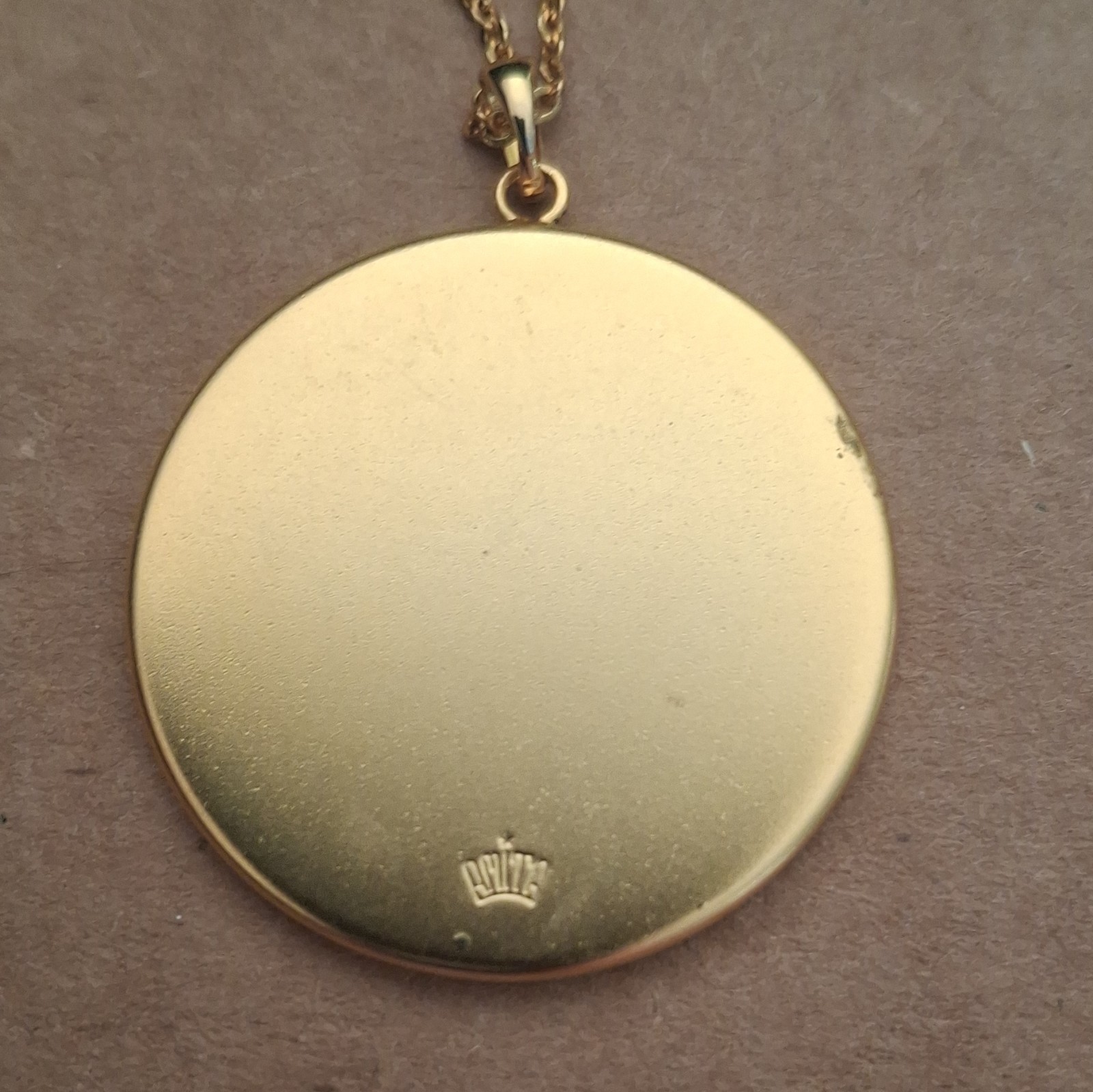 Vintage Japanese Signed Amita Lilly Of The Valley Gold Tone Necklace